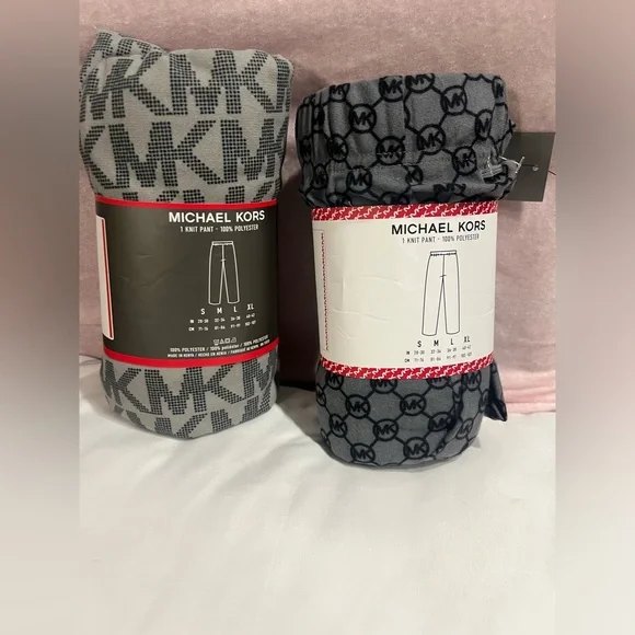 2 Michael Kors Lounge wear knit pants medium new - Picture 5 of 6